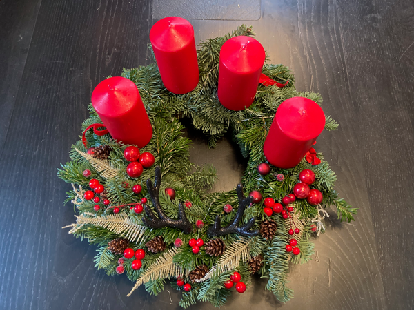 Adventes vainagu darbnīca